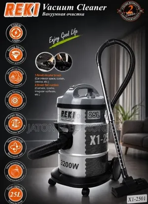 Reki Dry and Wet Vaccum Cleaner 25liter 3200watts