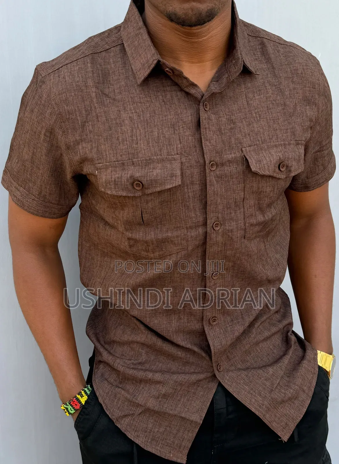 Linen Double Pocket