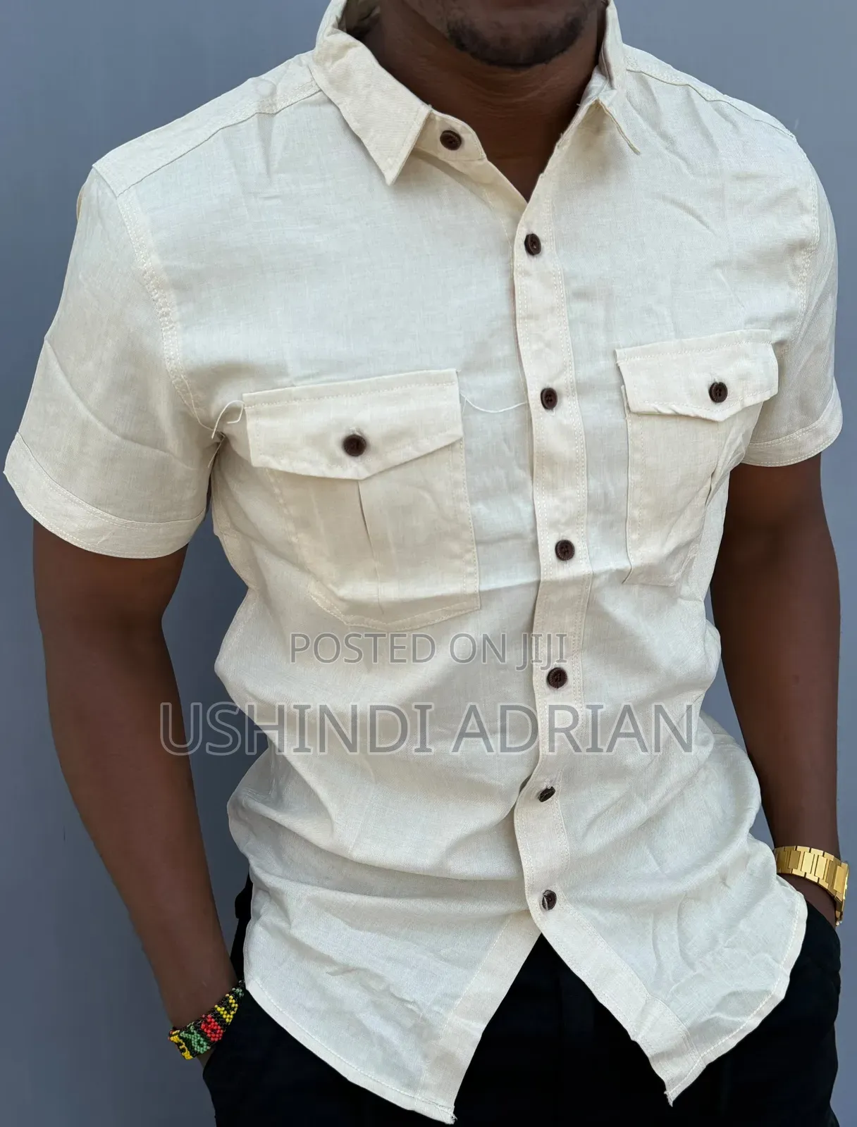 Linen Double Pocket