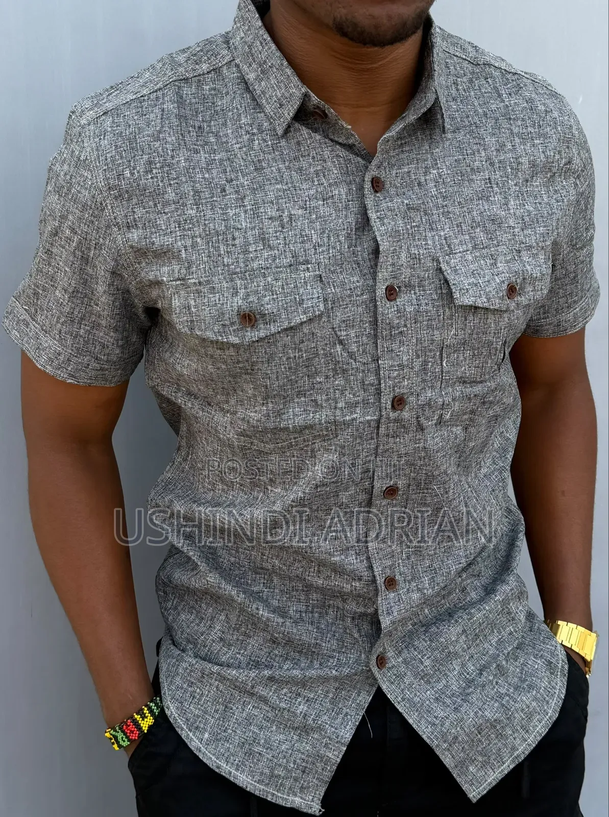 Linen Double Pocket