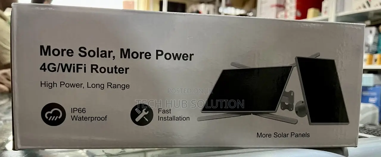 Solar Battery Outdoor 4G WiFi Router