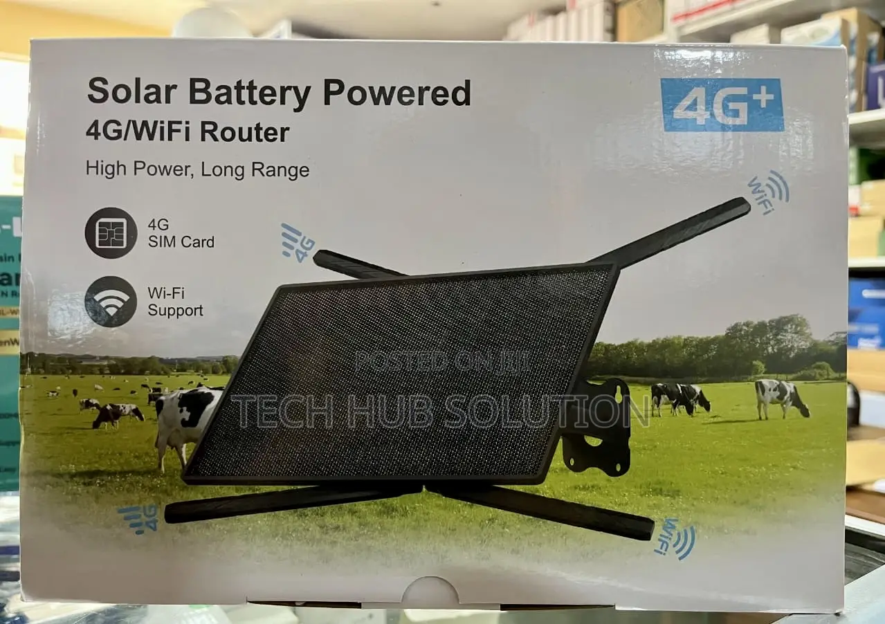 Solar Battery Outdoor 4G WiFi Router