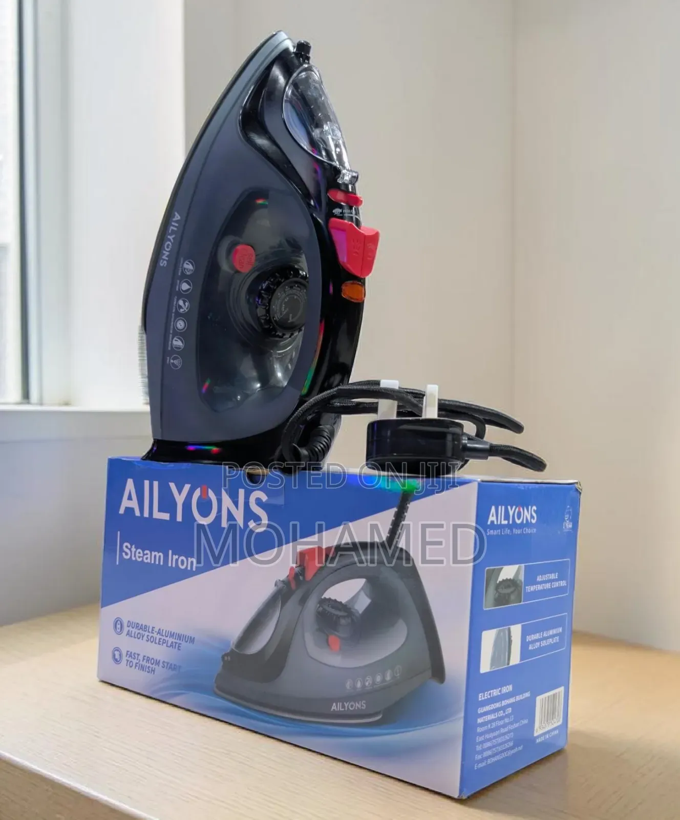 Ailyons Steam Iron An2816 