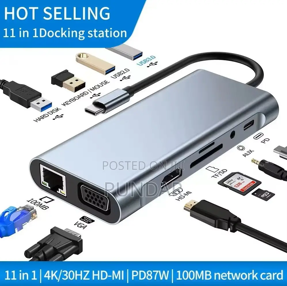 USB Hub Typr -C 11 in 1