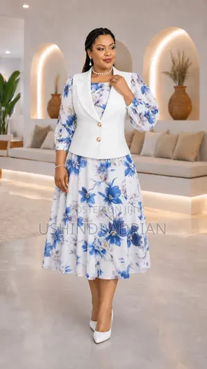 2 PC Dress Set–gauni Na Jacket