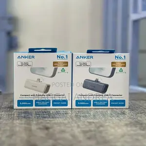 Anker Nano Powerbank ( 22.5W,5000mAH, Built-in-USB-C Connector)