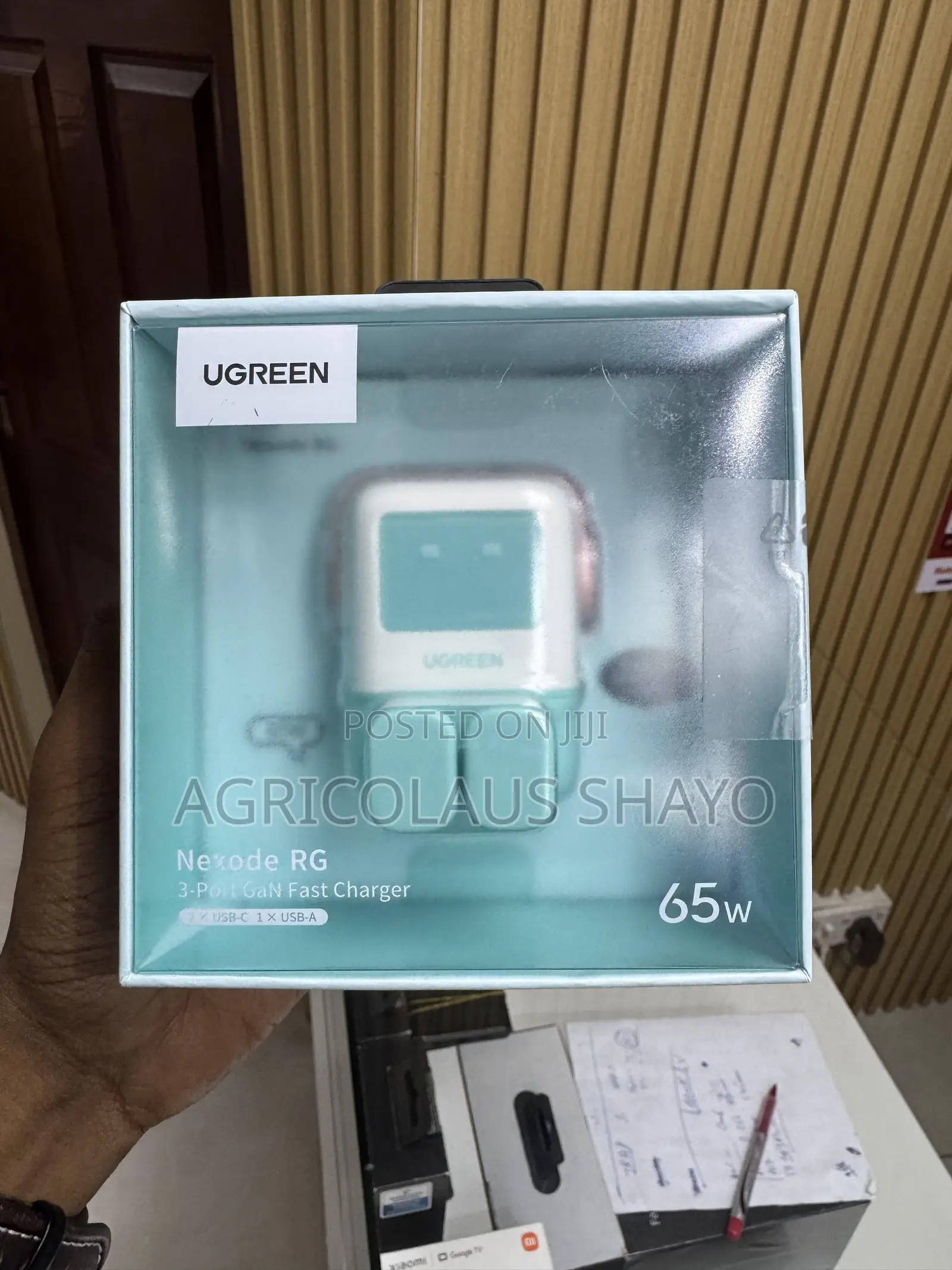 UGREEN Nexode RG 65W GaN Fast Charger – 3 Ports - Brand New