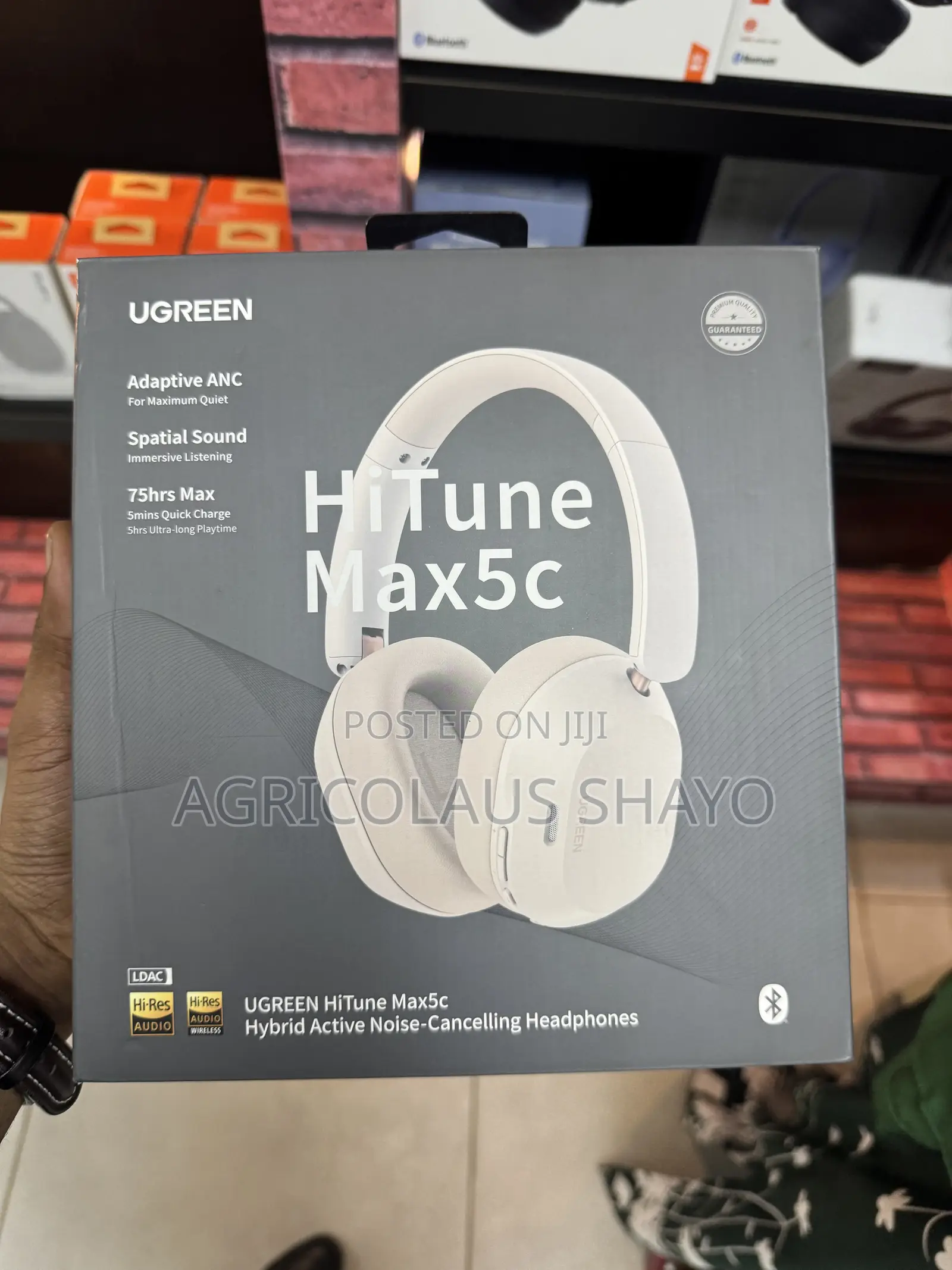 UGREEN HiTune Max5c Hybrid Active Noise-Cancelling Headphones