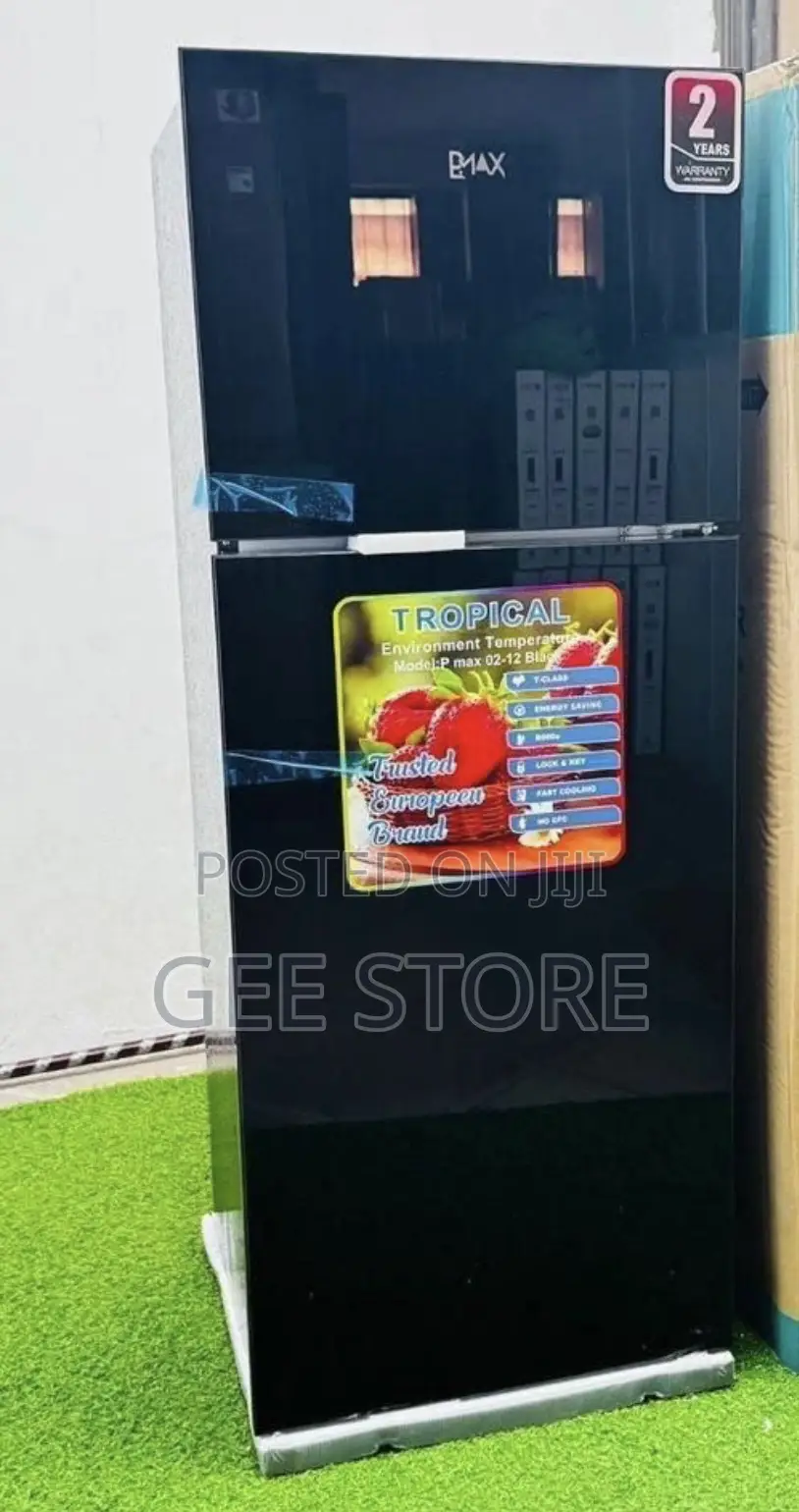 Pmax Fridge Black 02-12