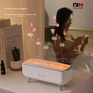 Smart Essential Oil Diffuser - Flame Humidifier With Remote