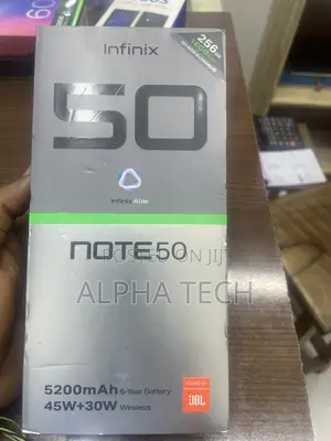 New Infinix Note 50 4G 256 GB Black