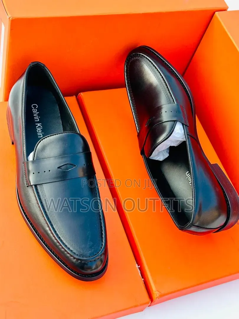 Ck Calvin KLEIN Brand 3 Colours Men's Leather Shoes