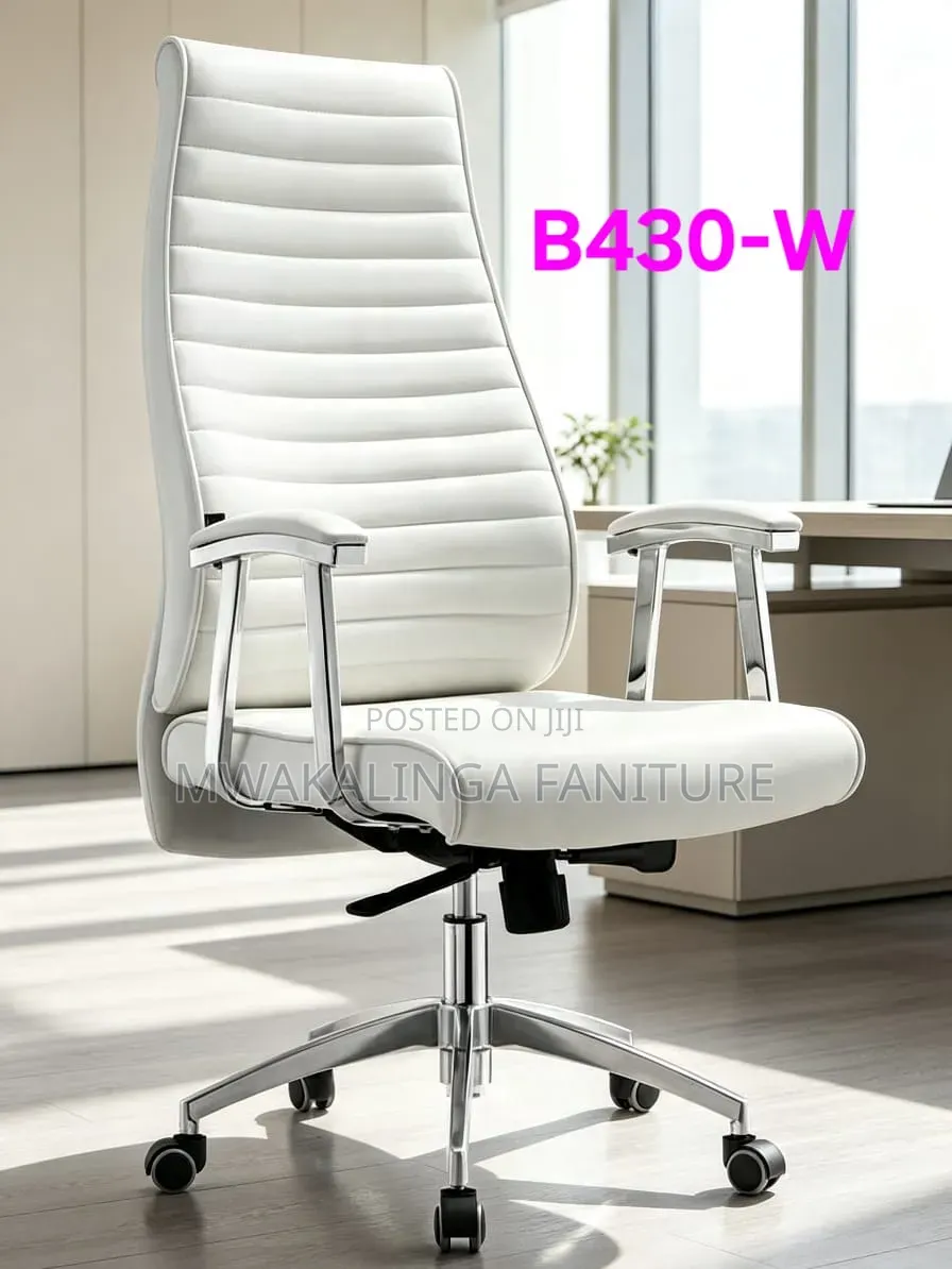 White Brown Executive Chair