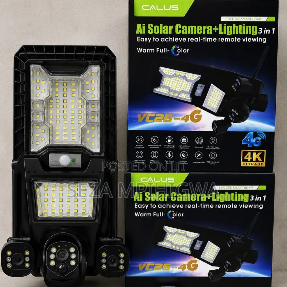 *Calus Solar 4g Camera + Lighting* Model:- *Vc25-4g