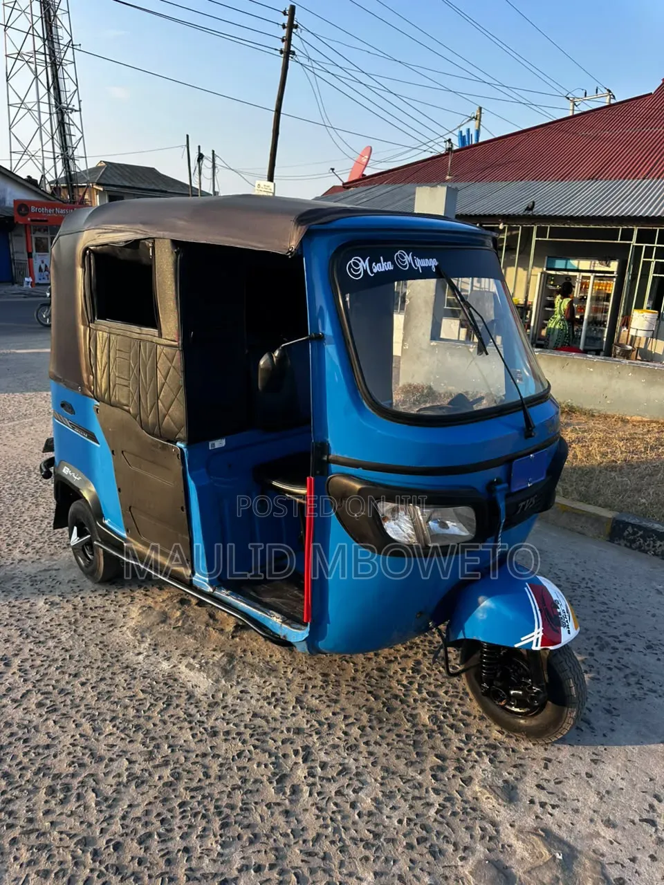 TVS King Deluxe Plus iTouch Start 2023 Blue