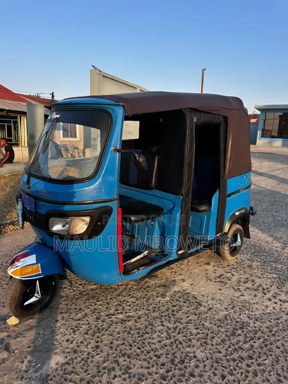 TVS King Deluxe Plus iTouch Start 2023 Blue