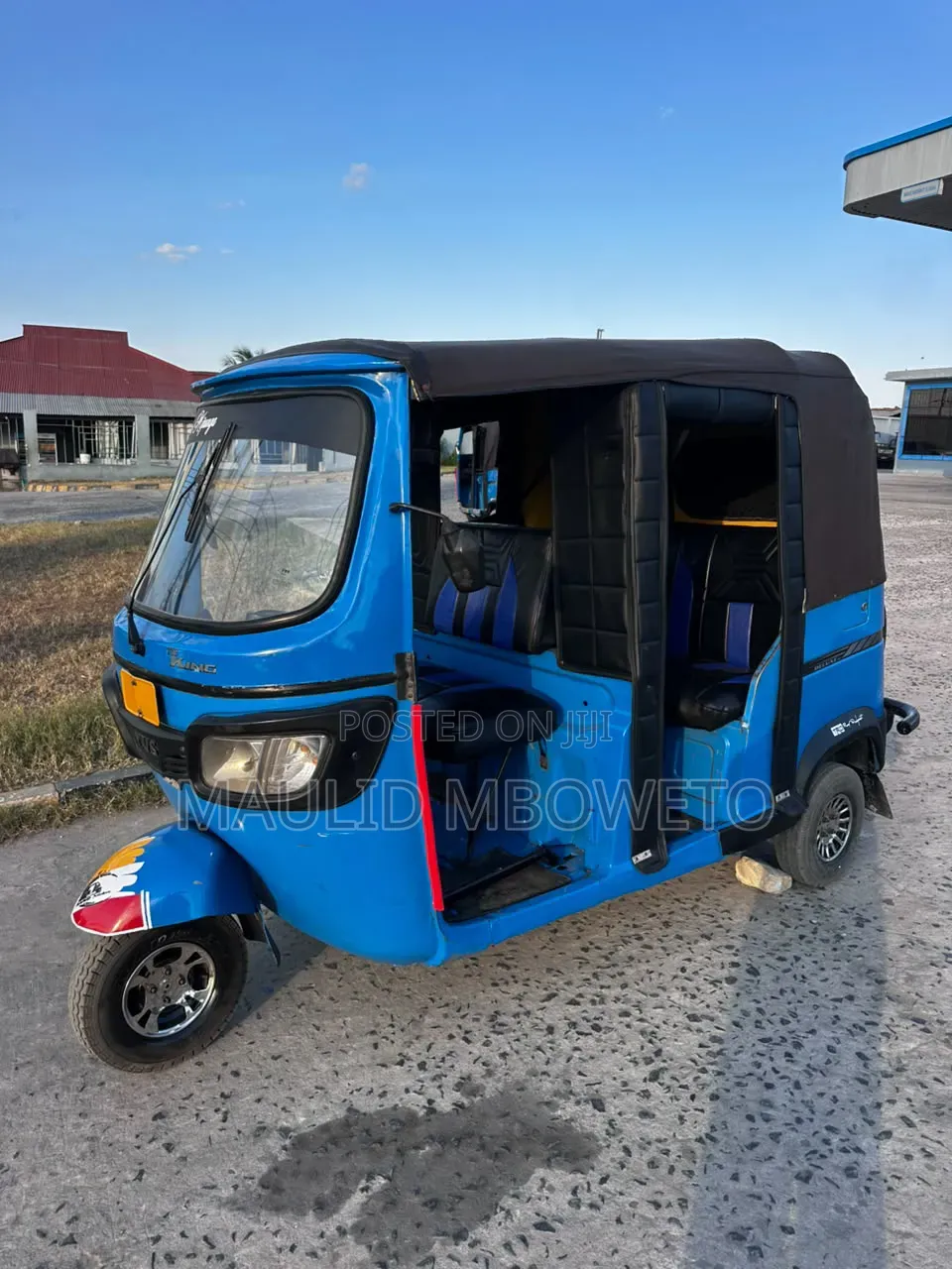TVS King Deluxe Plus iTouch Start 2023 Blue