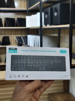 B089 ST Model Folding Wireless Keyboard Touchpad and Numeric Keypad