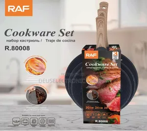 Clearance Sale
*Raf 3pc Fry Pan Set Ceramic Coated 20cm 24cm and 28cm