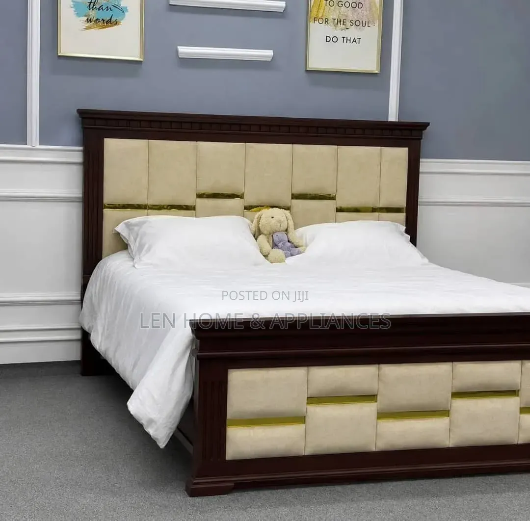 Bed Sofa Mbao Ngumu 5/6