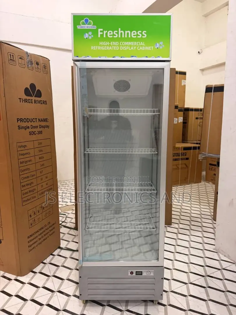 Three Rivers Showcase Fridge 300 Liter Single Door