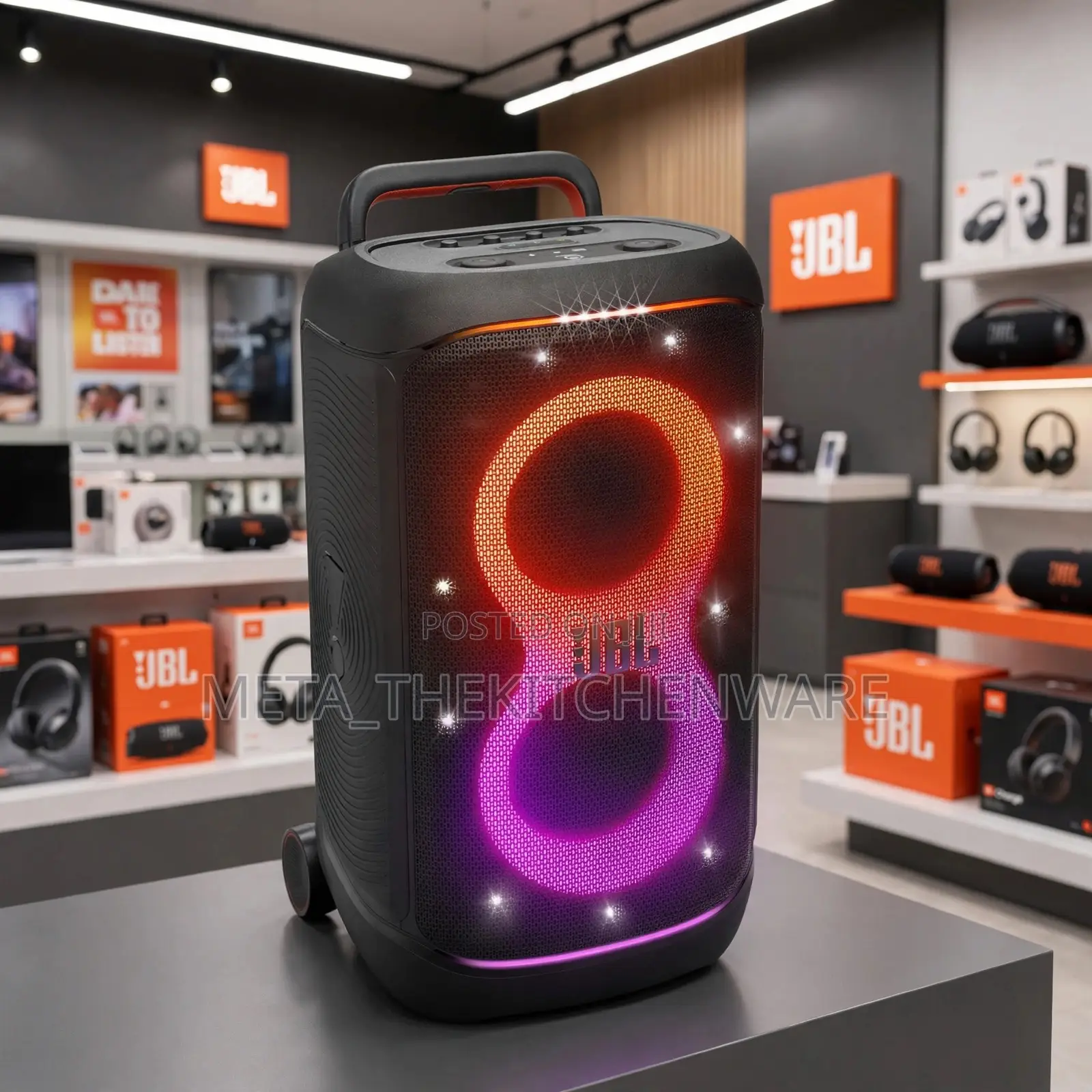 JBL Partybox 520 Portable Battery Powered Speaker