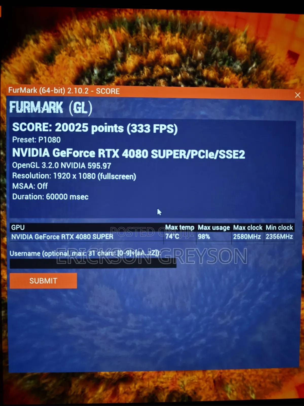 Palit GeForce RTX 4080 SUPER OC Edition Graphics Card