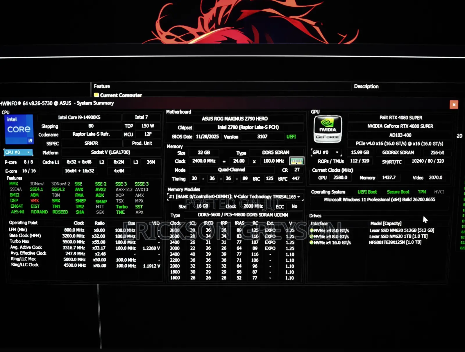 Palit GeForce RTX 4080 SUPER OC Edition Graphics Card