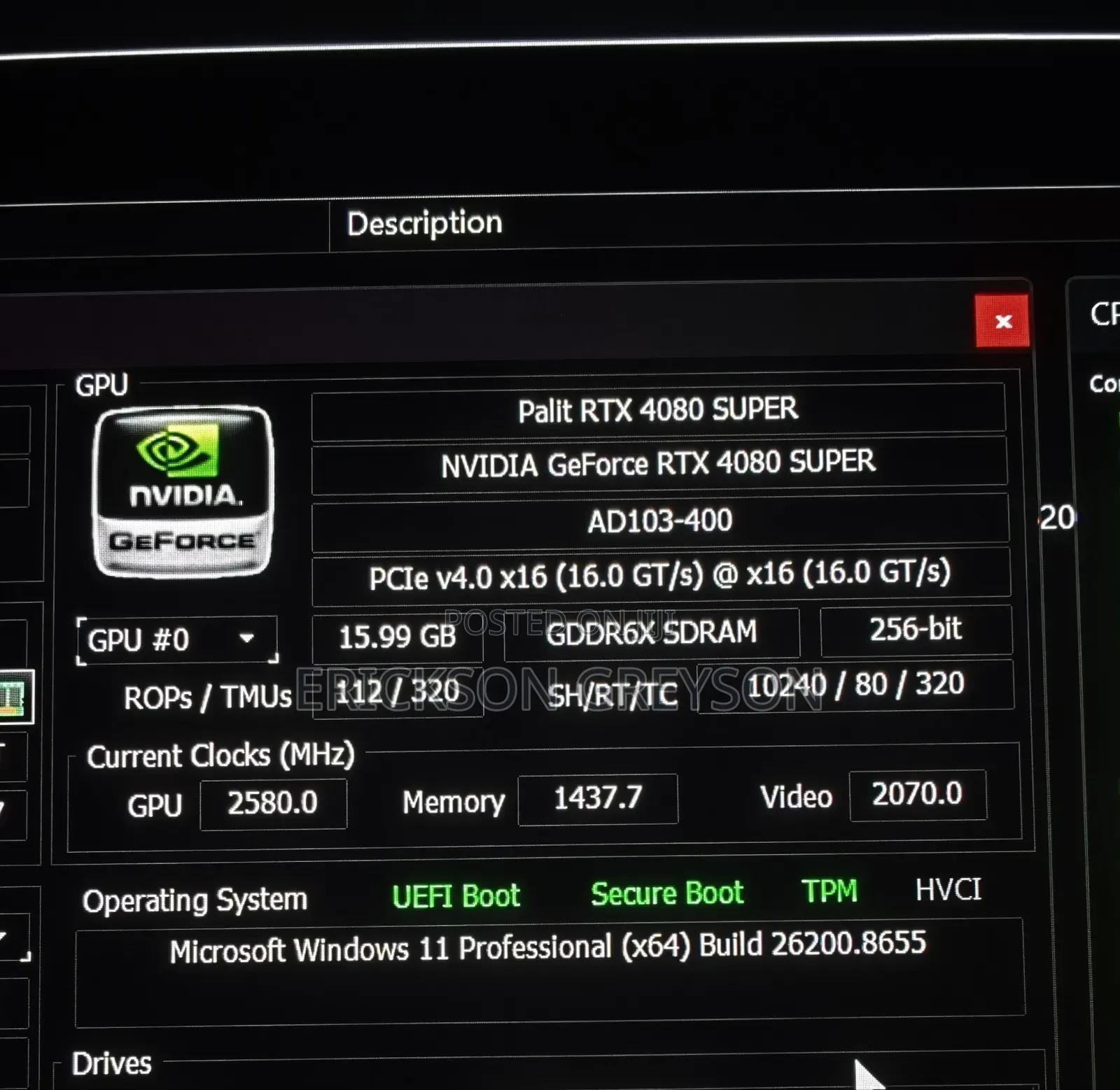 Palit GeForce RTX 4080 SUPER OC Edition Graphics Card