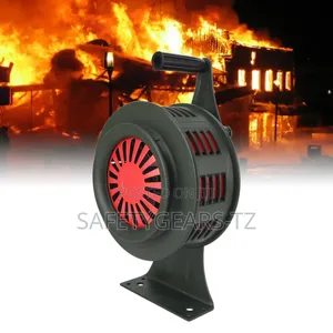 Manual Siren Alarm, Hand Crank Type, Handheld Alarm, No Power Supply