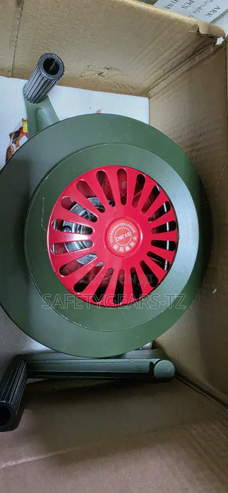 Manual Siren Alarm, Hand Crank Type, Handheld Alarm, No Power Supply