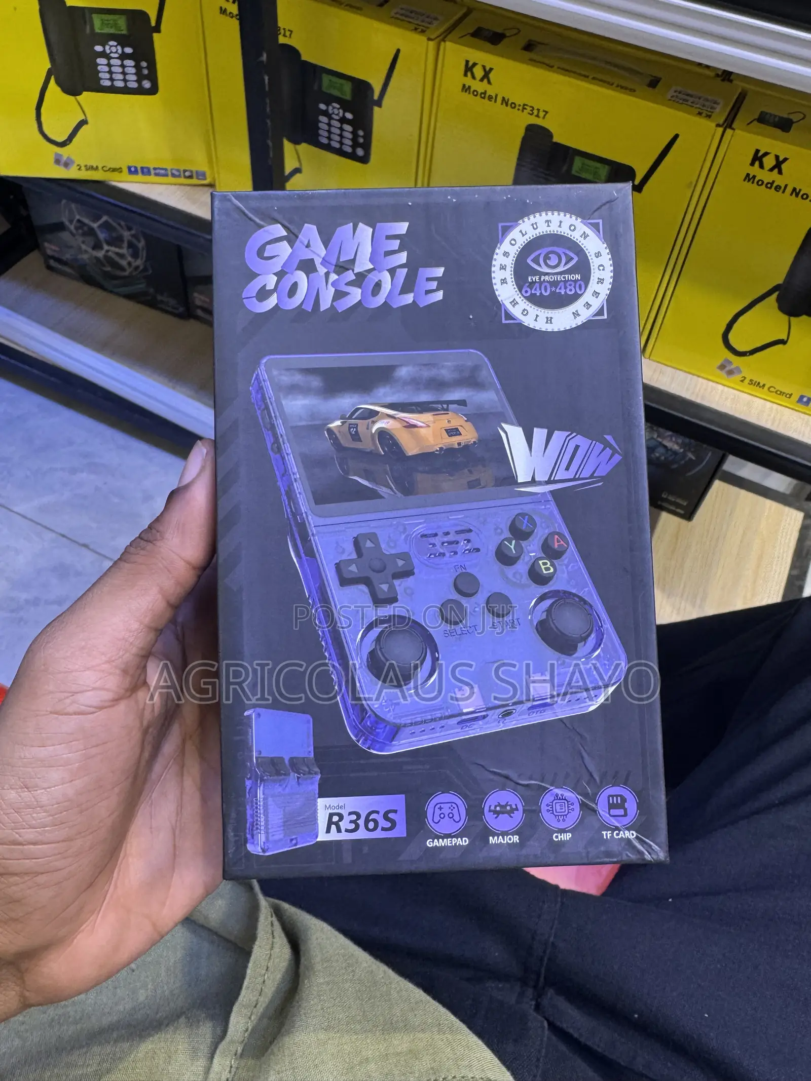 R36S Handheld Retro Game Console
