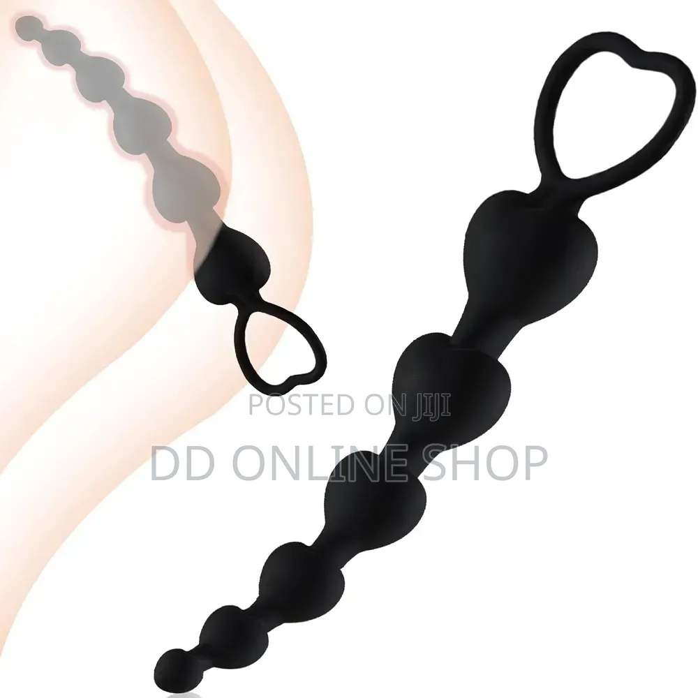 Silicone Anal Beads, Butt Plug for Anal Sex Beadsed Sex Toy.