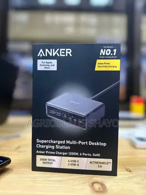 Anker Prime 200W GaN 6-Port Desktop Charging Station