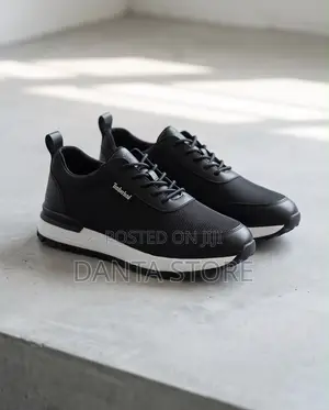 Black Timberland Low- Top Mesh Sneaker