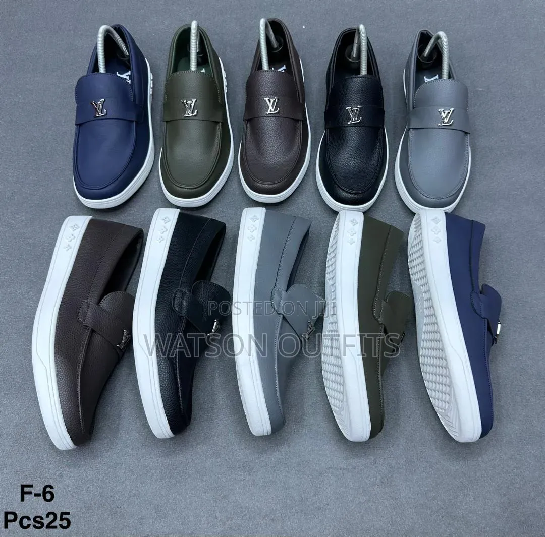 Men's Leather Shoes New and Original LOUIS VUITTON BRAND
