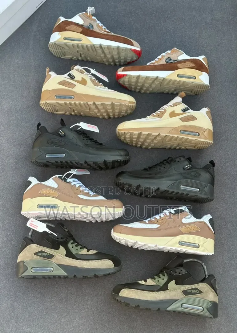 Men's Leather Sneakers 5 Colours AIRMAX BRAND LOOKING EXCEPTIONAL