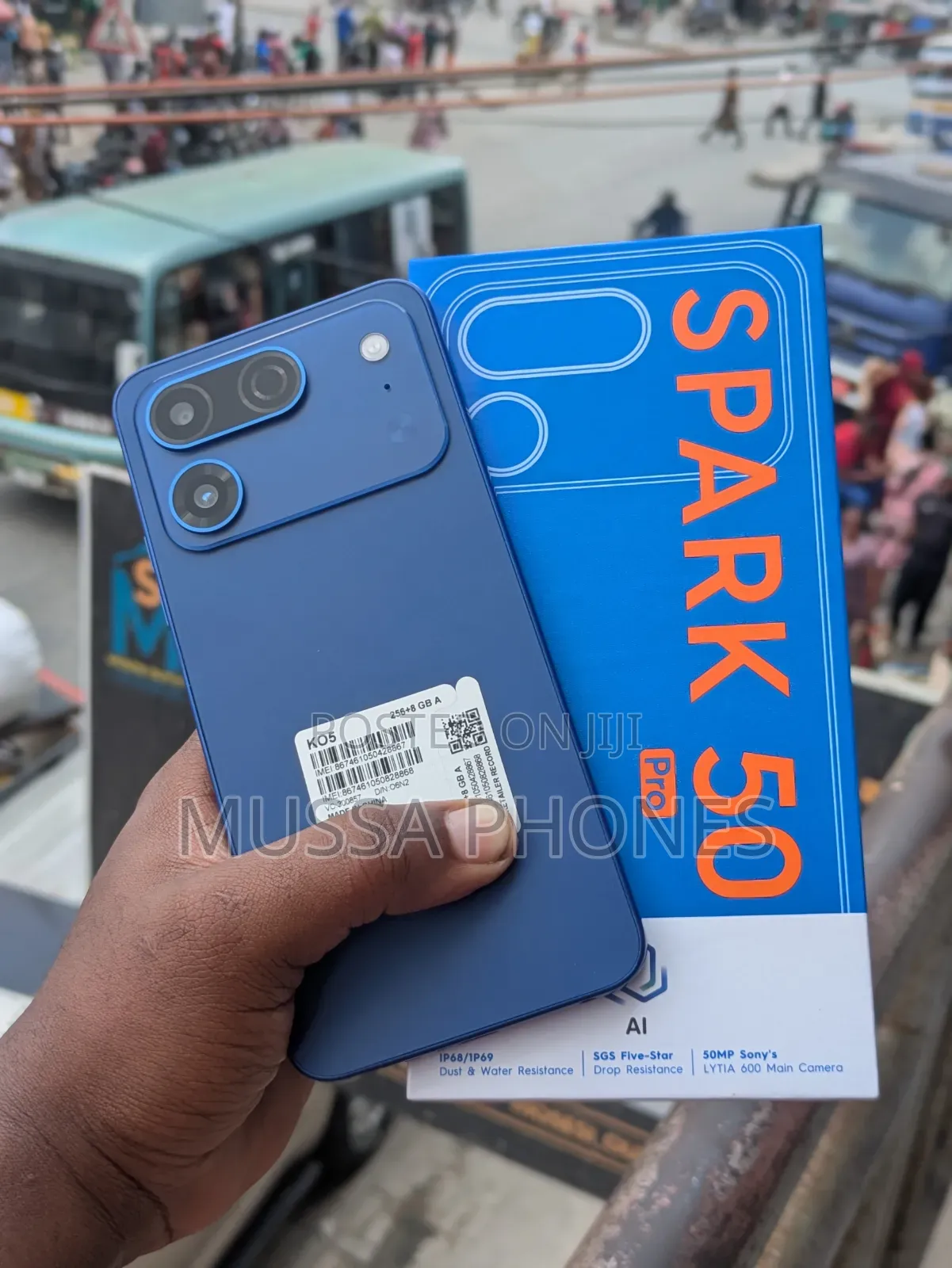 New Tecno Spark 50 Pro 256 GB Blue
