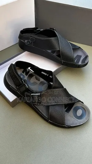 Trek Black Sandals