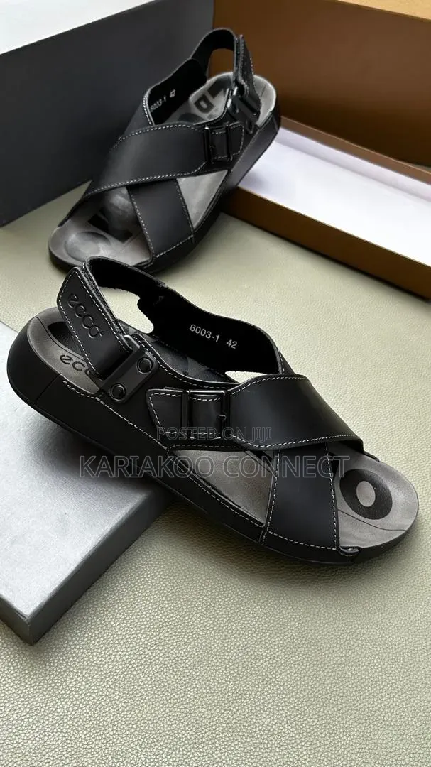 Trek Black Sandals