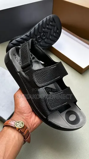 New Black Ecco Sandals