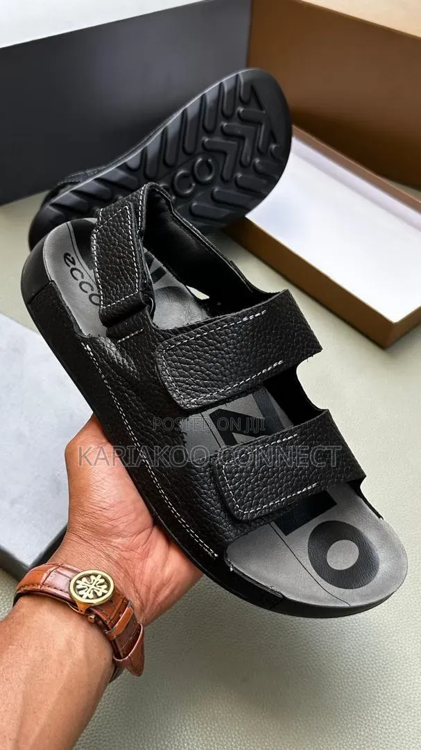 New Black Ecco Sandals