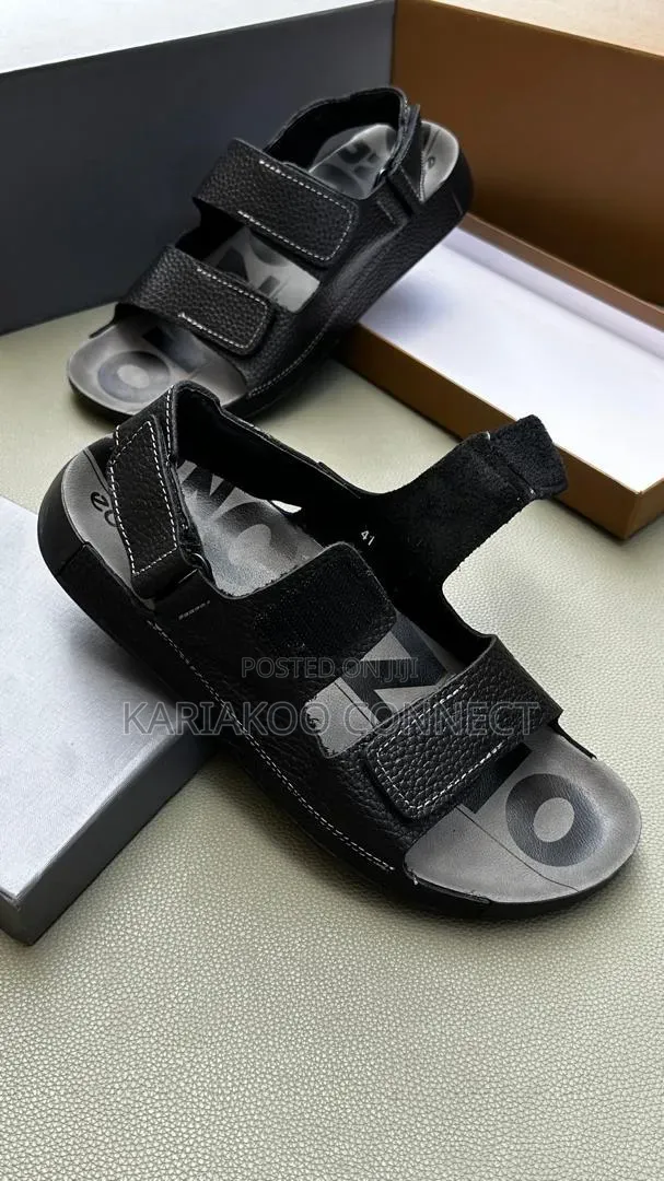 New Black Ecco Sandals