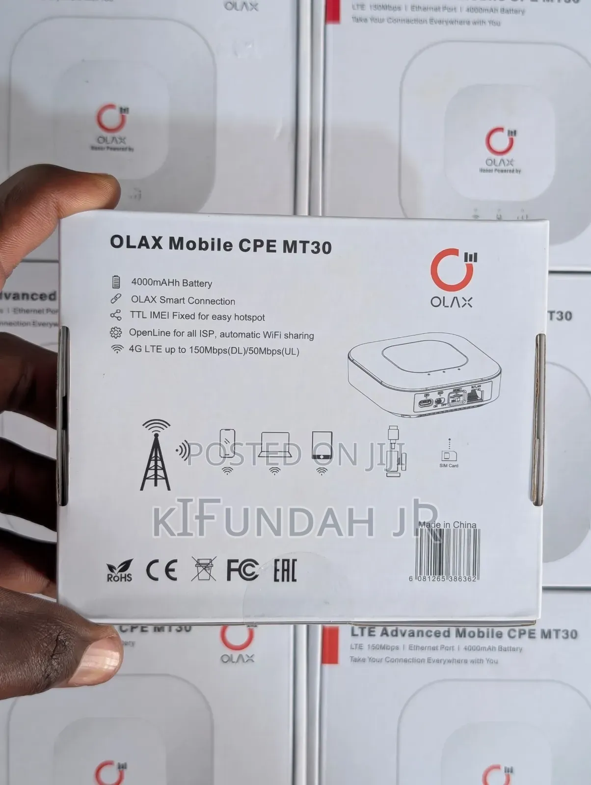 Olax Mobile Cpe Mt30 Wifi Router