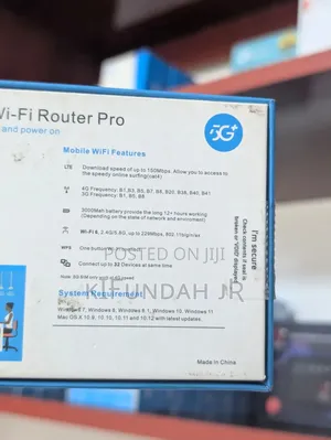 Wireless Mobile Wi-Fi Router Pro (Wi-Fi 6)
