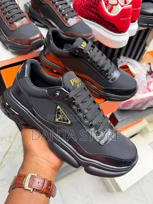 Prada Chunky Sole Low-Top Sneakers