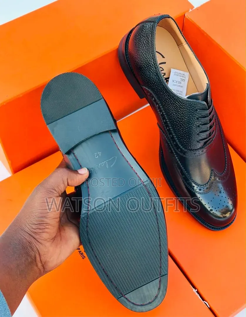 Men's Leather Shoes 3 Colours Clarks Brand England Origin