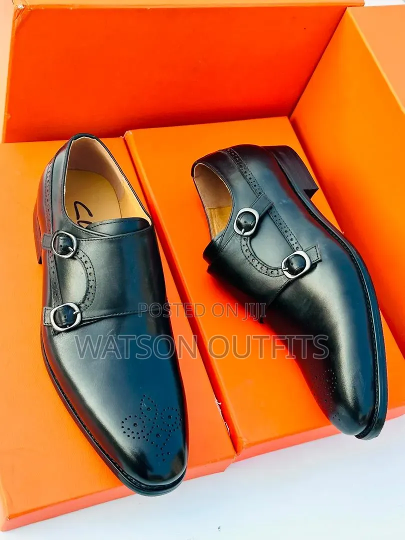 Men's Leather Shoes 2 Colours Viatu Official Vya Clarks