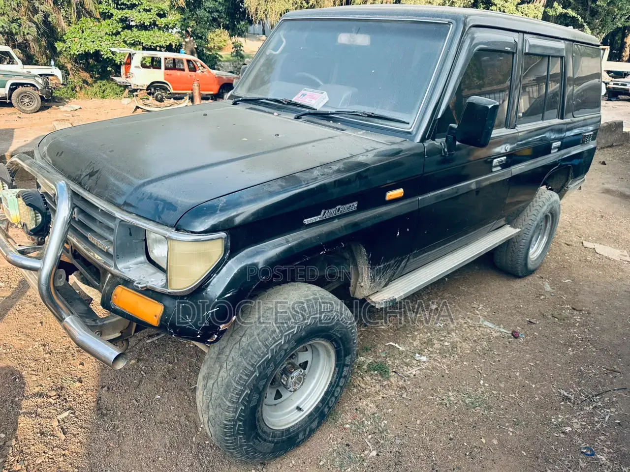 Toyota Land Cruiser Prado 1999 Gray