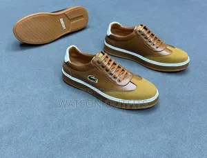 Men's Leather Shoes or Sneakers Lacoste Brand 5 Colours Leather